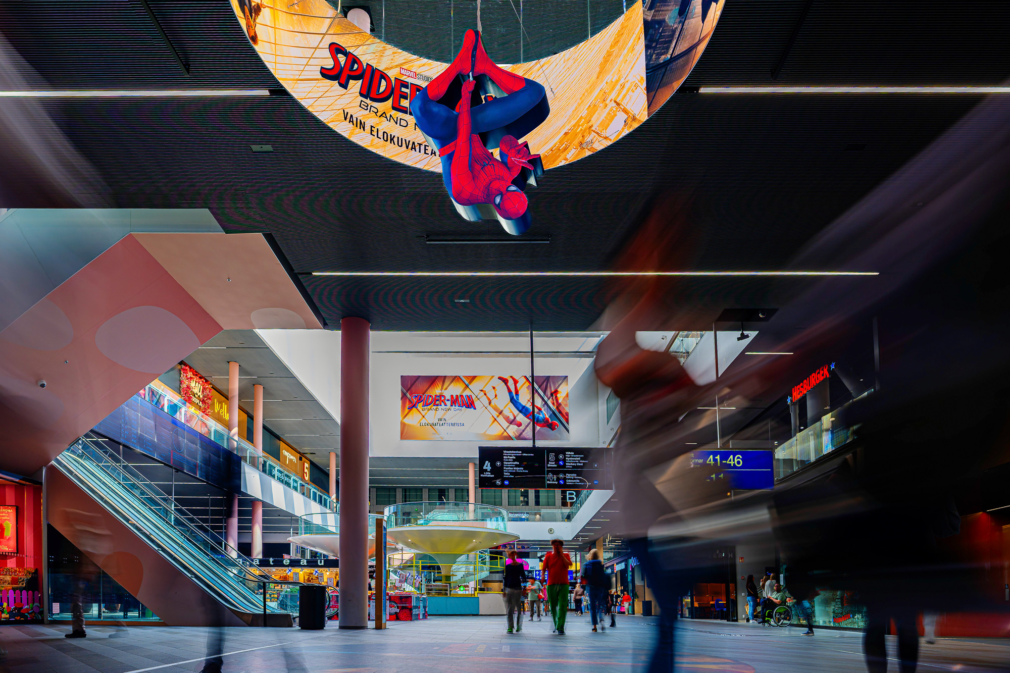 Spider-Man EPS-hahmo Mall of Triplan aulassa